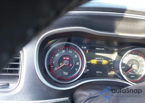 2018 Dodge Charger R/T Scat Pack Rwd z USA, uszkodzony, nr VIN 2C3CDXGJ8JH248099